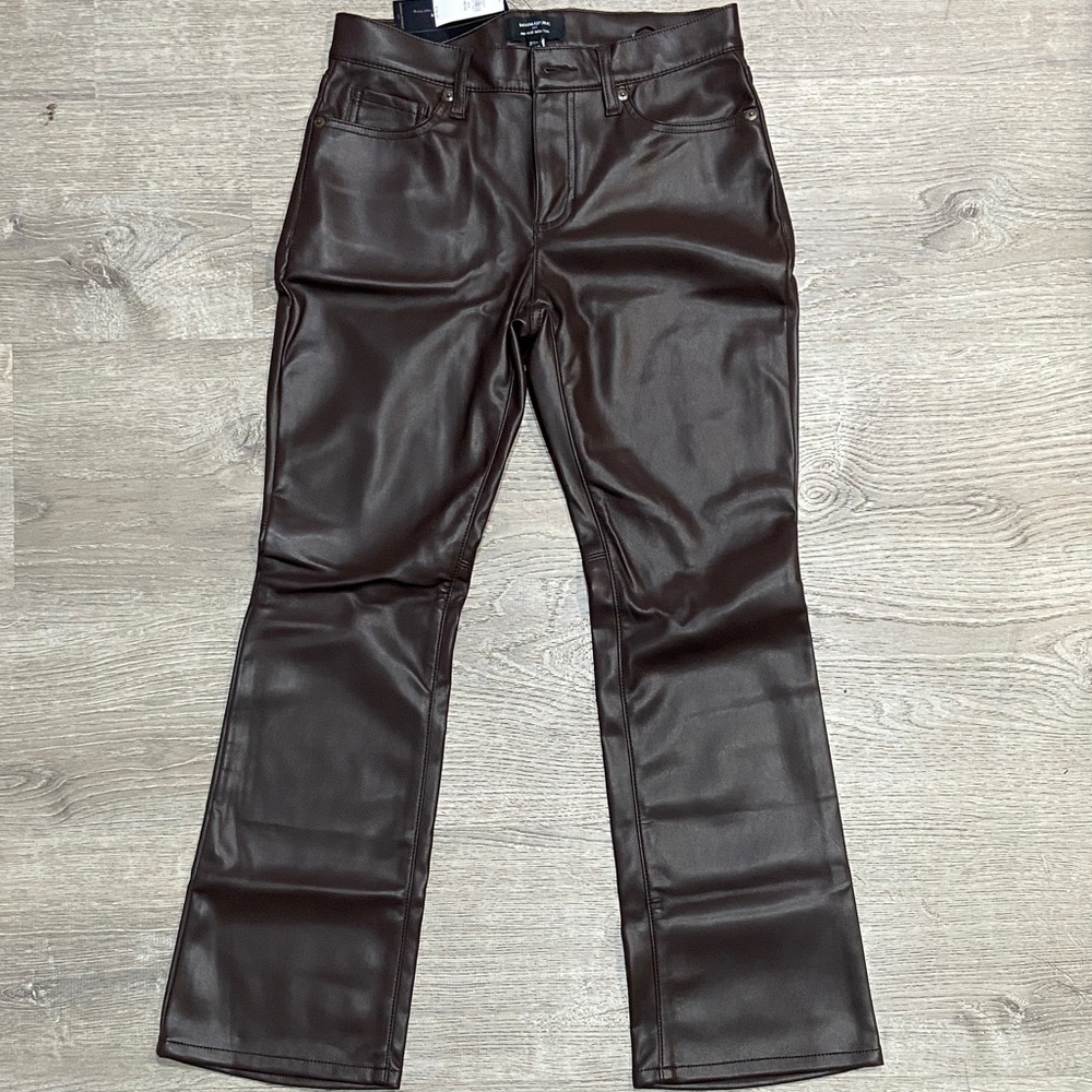 Banana Republic Women's Bootcut Pants in Rich Brown